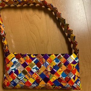 vintage candy wrapper purse